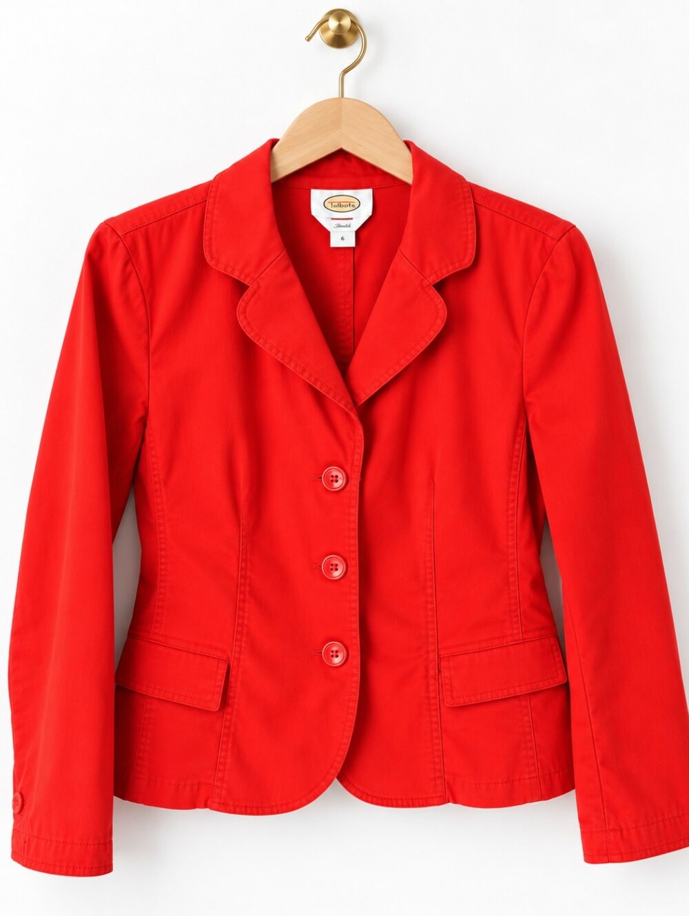 Talbots Poppy Red VTG Jacket Size 12